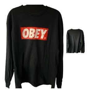 Obey long-sleeve t-shirt crewneck